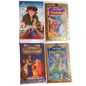 Disney VHS Collection: Anastasia, Jungle Book, Lady and the Tramp, Peter Pan
